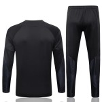 Paris Saint-Germain Quarter Zip Sweatshirts Anzüge 2023-24 Schwarze